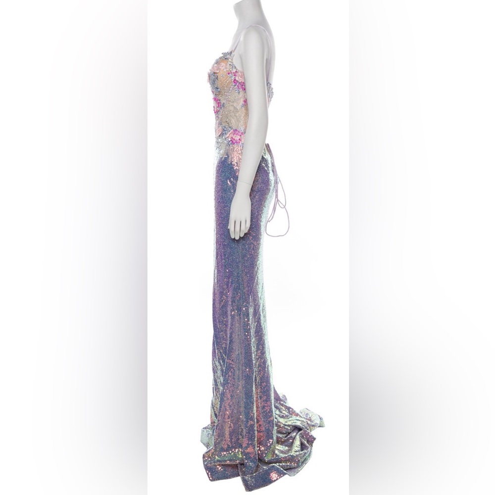 NEW Portia and Scarlett Iridescent Sequin Dress SIZE 18 PLUS STRETCH - Picture 4 of 6